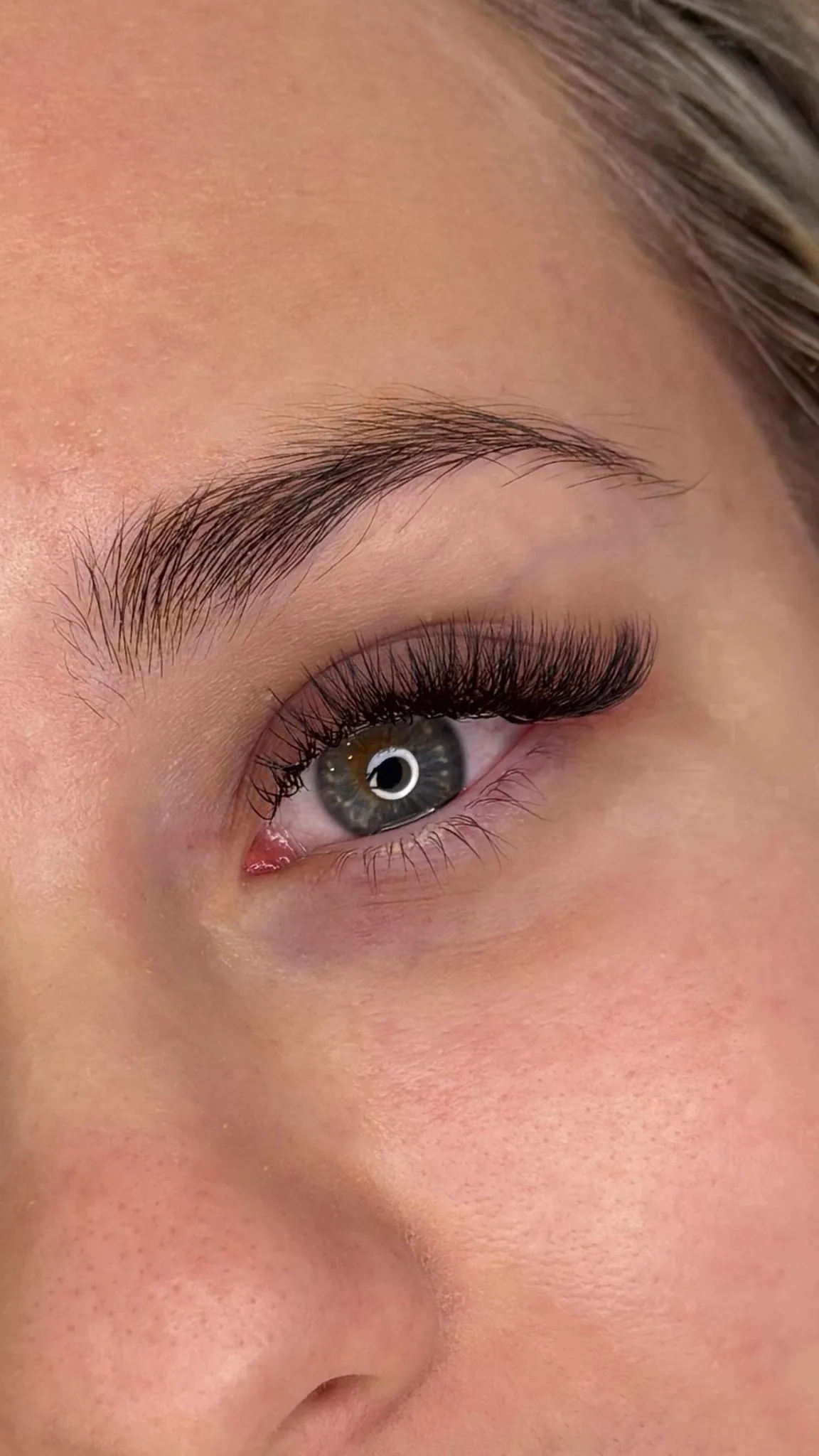 Mix Wimpernverlängerung Technik