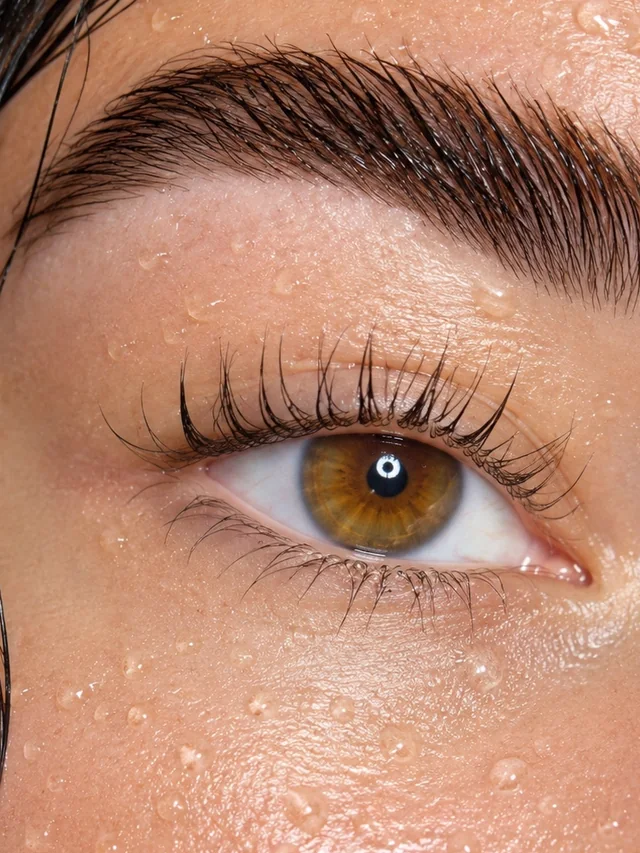 Lash und Brow Lifting Ergebnis
