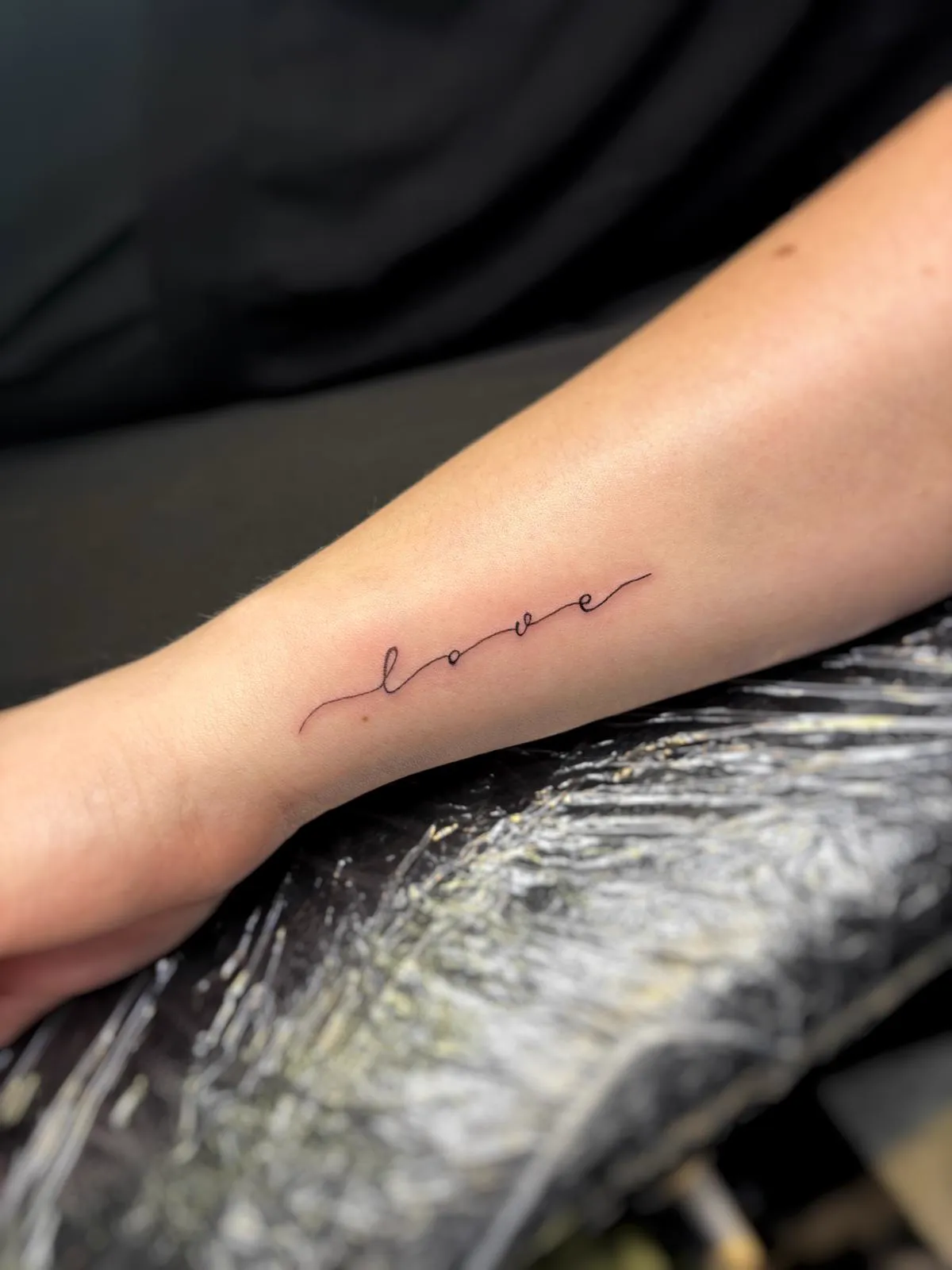 Love Fineline Tattoo